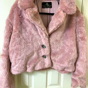 Free People Mena Faux Fur Jacket